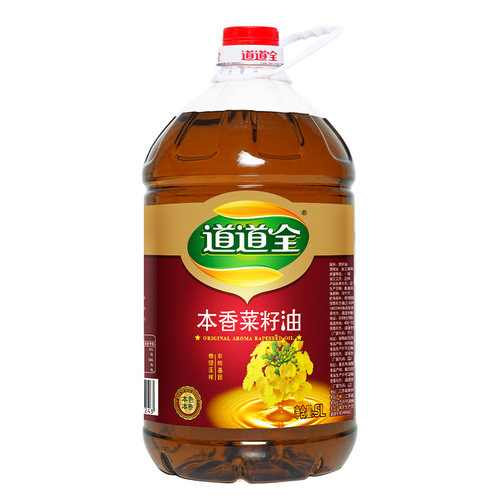 道道全本香菜籽油5L家用桶装 非转基因物理压榨 纯香菜籽油纯正油 - 图1
