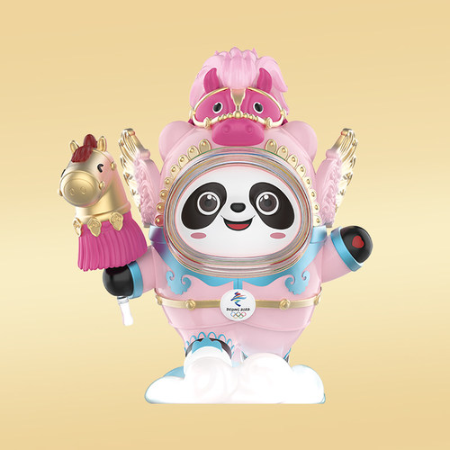 【马墩墩新品】冰墩墩马年手办桌面摆件盲盒生日新年礼物奥运周边 - 图3