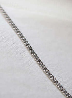 长度可条尾链不锈钢项链