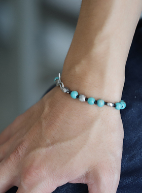 埃及古代文明土耳其石珠子手链