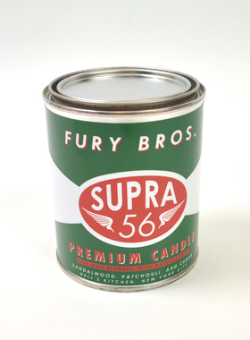美國Fury Bros.機油罐造型天然有機香氛蠟燭Supra 56探險家檀香