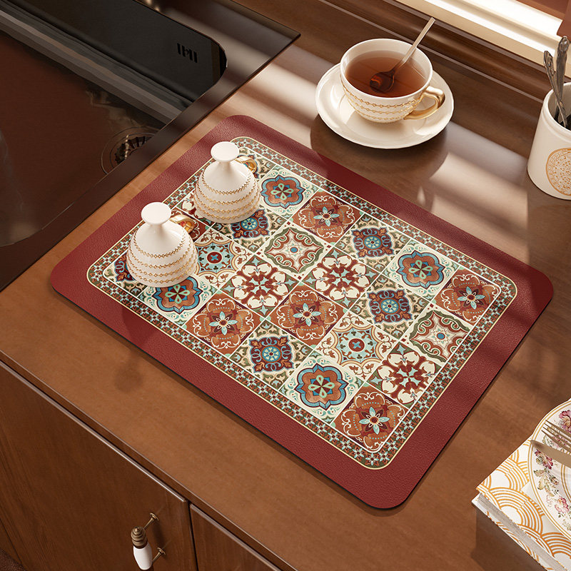 范居态度奥丽咖啡机沥水垫厨房台面吸水纳帕纹软垫碗盘隔热垫杯垫,淘宝优惠券,粉丝福利购,淘宝优惠卷
