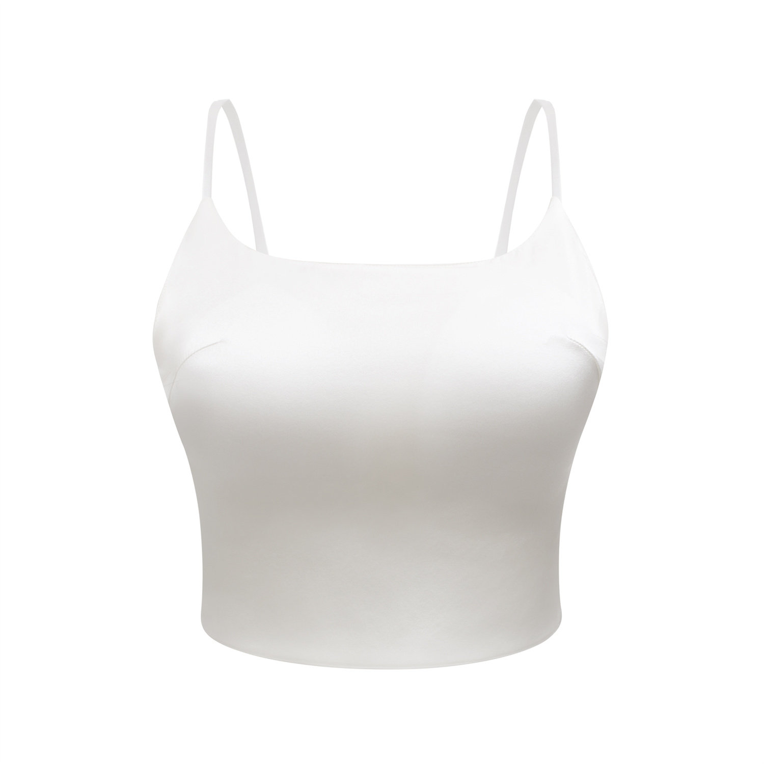 簪花阁汉服·真丝文胸背心带胸垫薄款三角杯桑蚕丝无痕内衣 - 图0