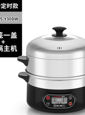 全民电蒸锅不锈钢家用预约定时保
