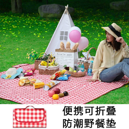 Коврик для пикника, портативная наружная влажность -Проницаемое на полевой колоде