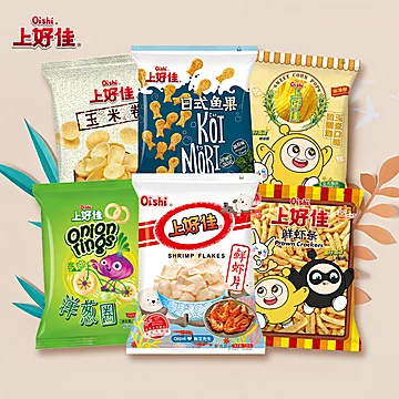 上好佳田园薯片膨化鲜虾片休闲零食小吃[11元优惠券]-寻折猪