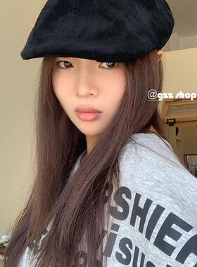 英伦风复古前进帽y2k大头围24ss