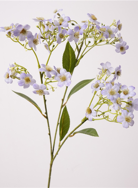 高品质仿真花手感胶片冬青小野花假花居家摆设花艺装饰品摄影道具