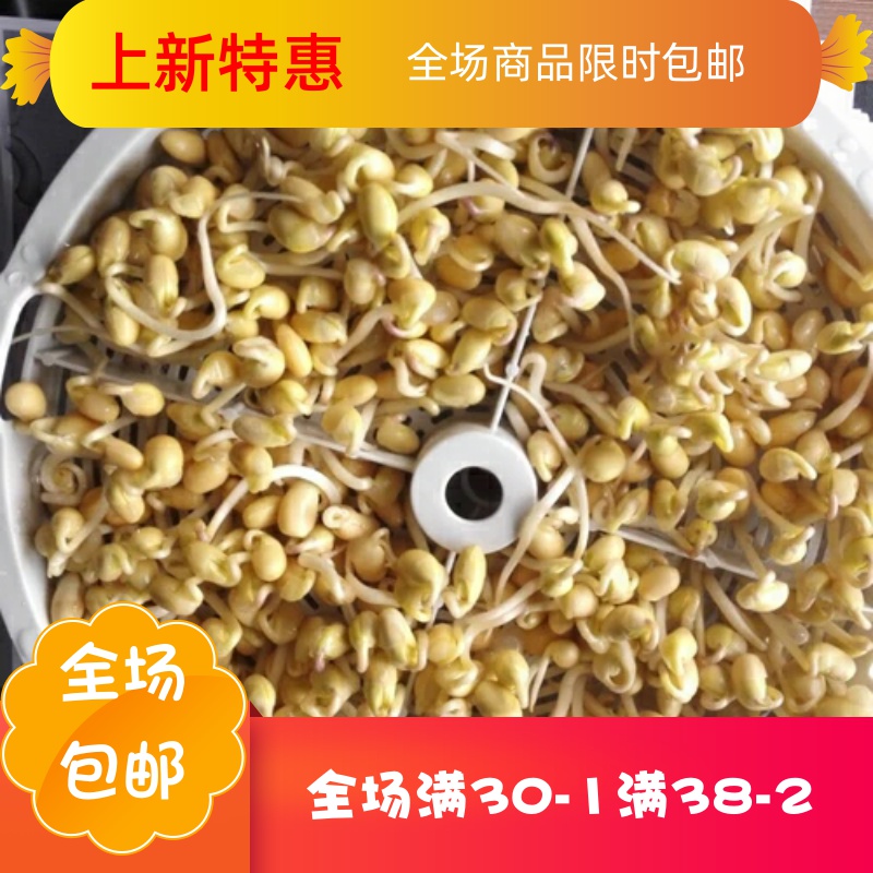 庶州农社旗舰店东北新豆非转基因农家自种黄豆黑龙江大豆生豆芽打豆浆 10斤包邮2