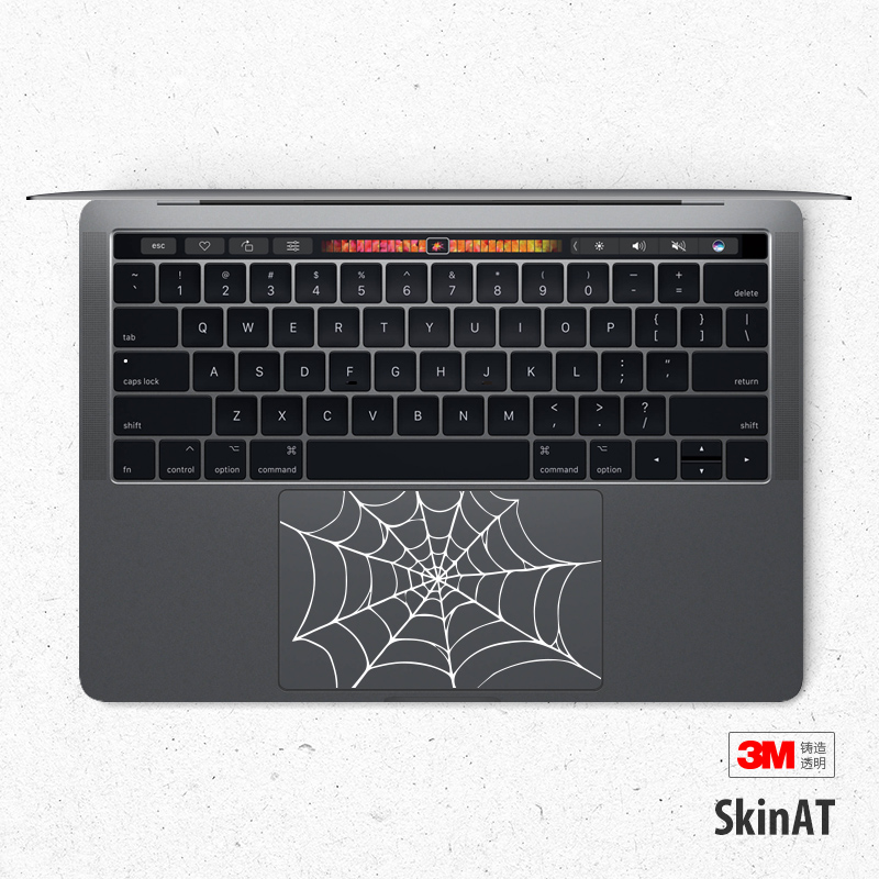 SkinAT适用于苹果电脑保护膜MacBook Air/Pro15触控板创意透明贴纸Mac M1/M2触控板贴膜3m材料透明保护贴轻薄 - 图0