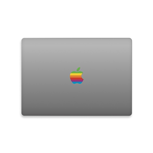 SkinAT 适用于苹果logo贴纸 MacBook Air15保护套贴膜 MacBook logo贴 苹果电脑标志卡通保护膜 Mac Pro 14膜