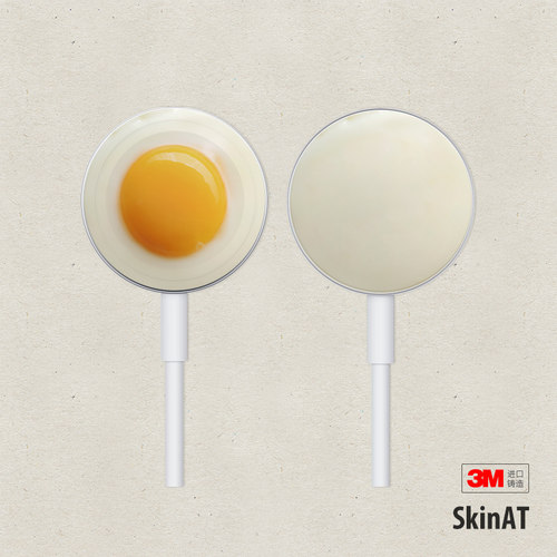 SkinAT 苹果手表充电器贴纸Apple iwatch磁力充电线保护贴膜 适用于Apple watchSE 5/4/3充电器 - 图1