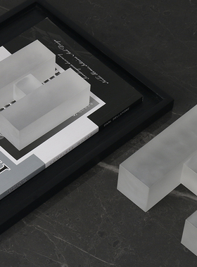 简约现代风水晶样板房间软装饰品