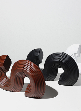 家居样板房间博古置物架装饰现代