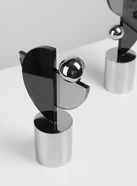 家居玄关水晶雕塑摆件