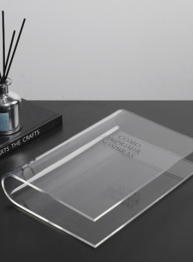 简约现代风亚克力书架软装饰品