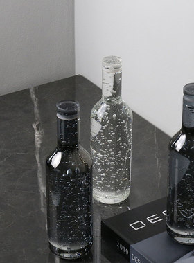 轻奢风水晶透明样板房软装饰品