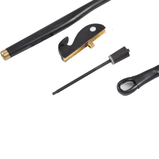 Ebony Erhu bow professional grade piano bow high-end Inner Mongolia white ponytail Erhu accessories musical instrument accessories manufacturer direct sales