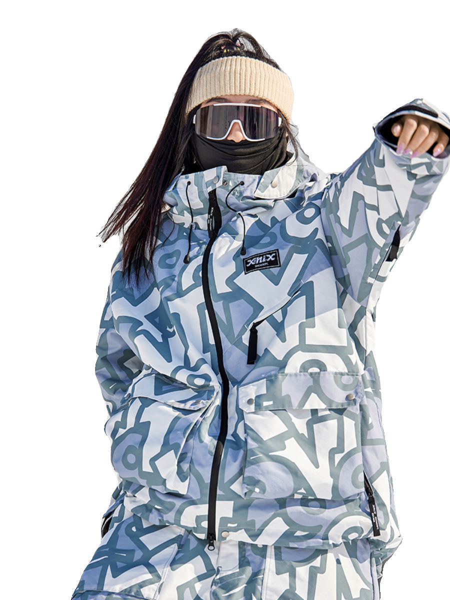 phenix菲尼克斯 X-NIX 男女款单板滑雪服宽松版户外防水保暖外套 - 图3