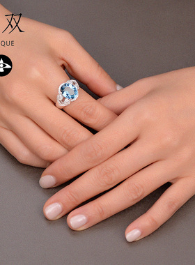 轻奢项链古典大气原创设计风戒指