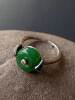 Natural Hetian jade jasper ring for women s925 silver inlaid safety buckle live ring ring adjustable ring for girlfriend