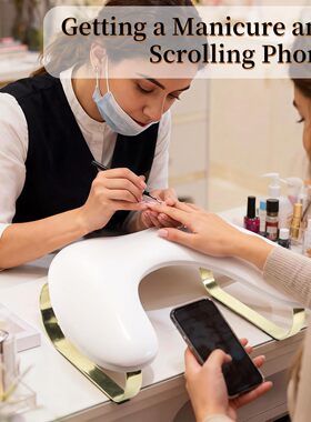 2026新款金属美甲手枕垫子U型耐磨白色家用舒适缓解修甲工具套装