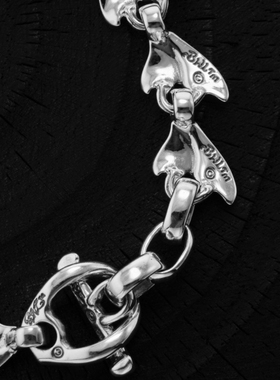 【预】BWL正品银饰 3G鱼尾手链 B615