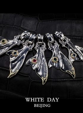 BWL官方宝石鲸鱼尾吊坠