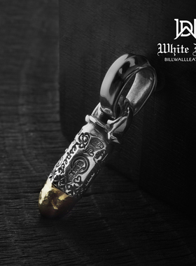 项链挂坠BWL925银子弹头吊坠