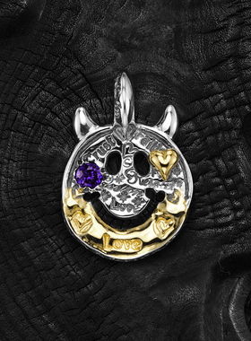 BWL正品网红款18K金桃心笑脸