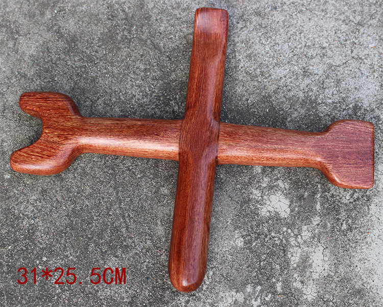 实木十字正骨棒腰椎间整脊正骨器点穴按摩多功能中医按摩养生工具,淘宝优惠券,粉丝福利购,淘宝优惠卷