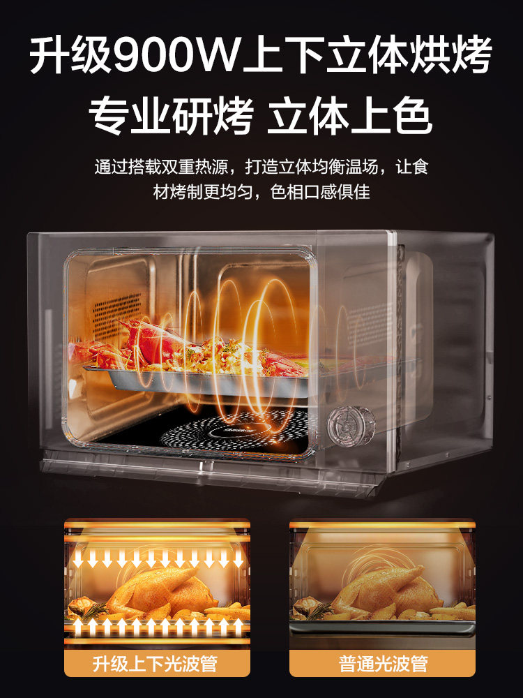 格兰仕智能变频微蒸烤一体25l烤箱 格兰仕微波炉微波炉