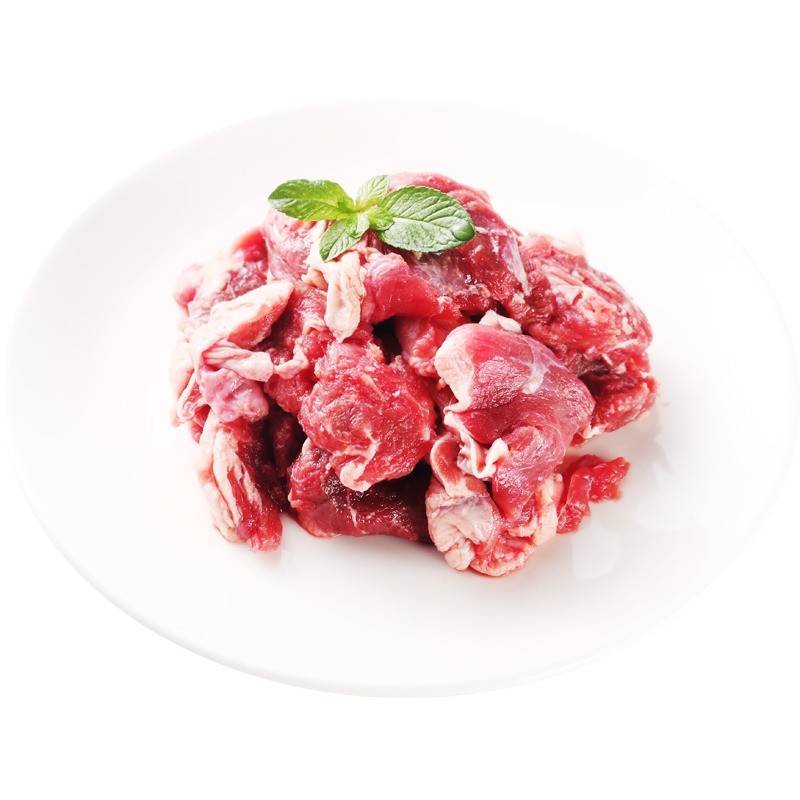 美享时刻旗舰店进口原切筋头巴脑4斤真牛肉新鲜冷冻生鲜火锅未腌制下酒碎牛筋0