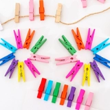 Цвет декоративной маленький деревянный клип творческий клип конопля для дерева Diy фото стена свадебная фотокорость фото клип фото клип