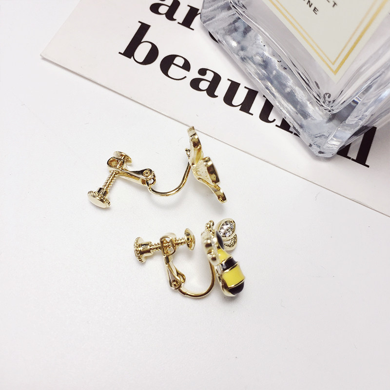 蜜蜂花朵女小雏菊2020年新款潮耳环 kxk耳环