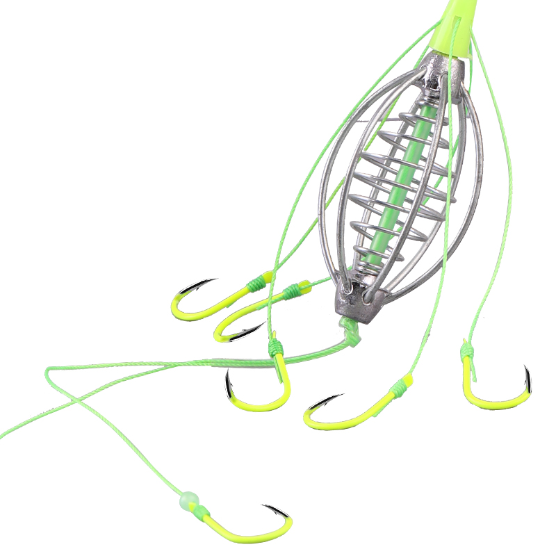 新款爆炸钩全套伊势尼抛海杆远投竿暴炸勾草鲤鱼钩鲢鳙弹簧爆炸钩 - 图3