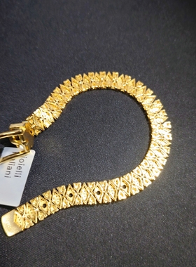 向卉意大利中古925银大鱼海棠手链