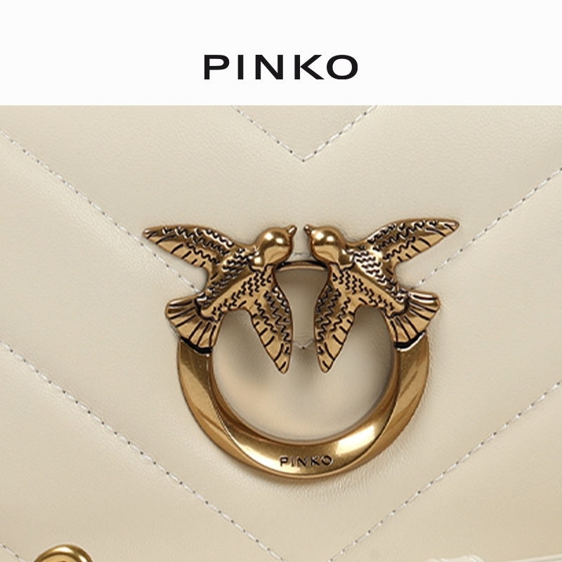 PINKO CLICK宽绗缝斜挎飞鸟包100067A136