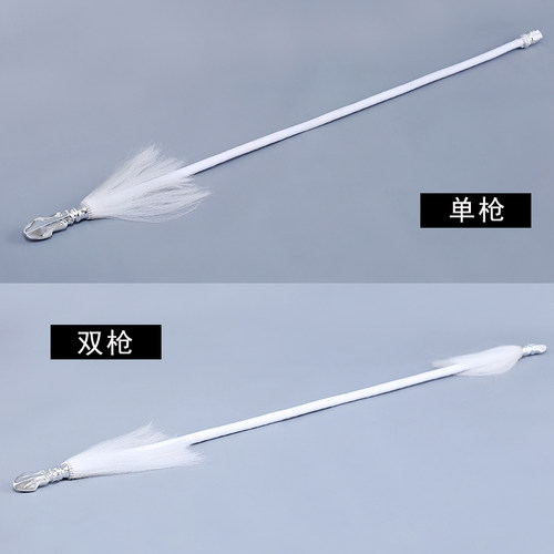 滕杆红缨枪戏剧戏曲红色花枪京剧道具刀马旦武术棍儿童舞蹈红缨枪 - 图2