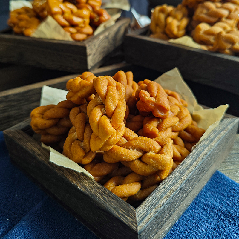 众望开心小麻花325g椒盐味芝麻味葱油味定量装休闲食品零食 - 图1