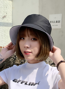 冬天双面韩版潮牌ins风小帽子