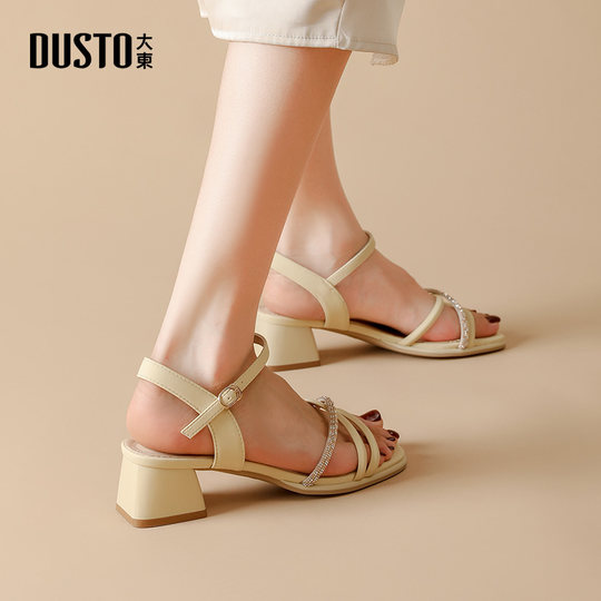Dadong women's sandals 2025 summer new exquisite women's shoes