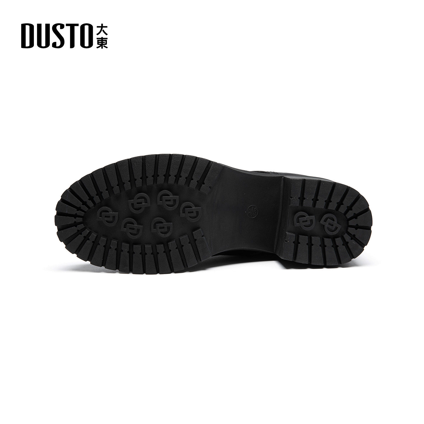 大东S深口鞋2025年冬季女鞋新款粗跟高跟圆头系带乐福鞋1137A,淘宝优惠券,粉丝福利购,淘宝优惠卷