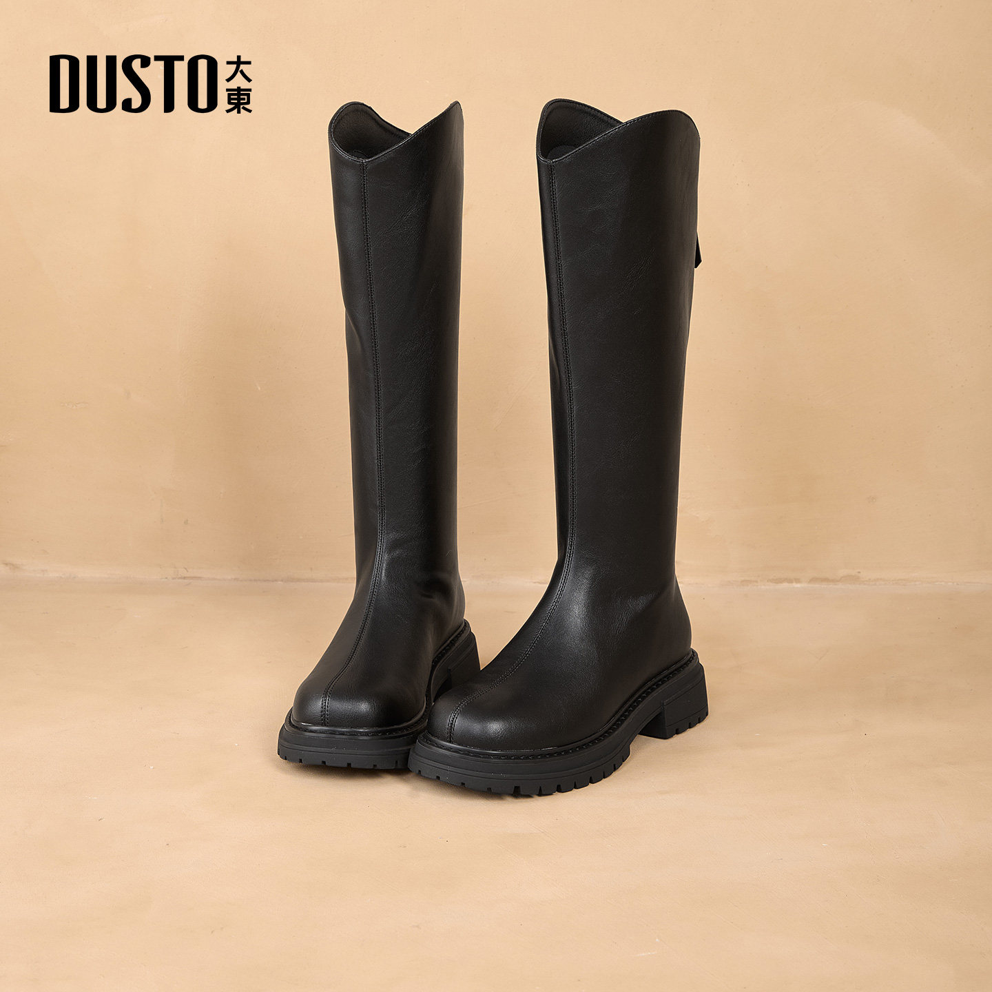 大东dd靴子女长筒靴2025新款秋冬复古女靴高筒皮靴显瘦长靴骑士靴,淘宝优惠券,粉丝福利购,淘宝优惠卷