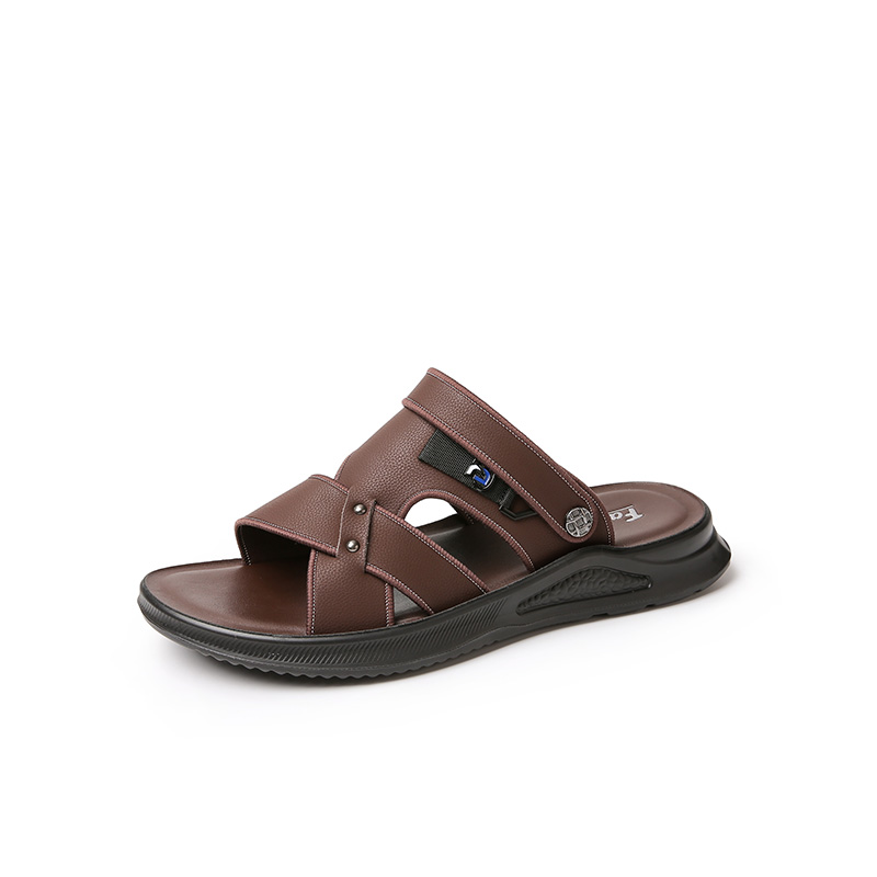 dusto旗舰店大东新款夏季休闲低跟平底两穿套脚凉拖男鞋20X65833