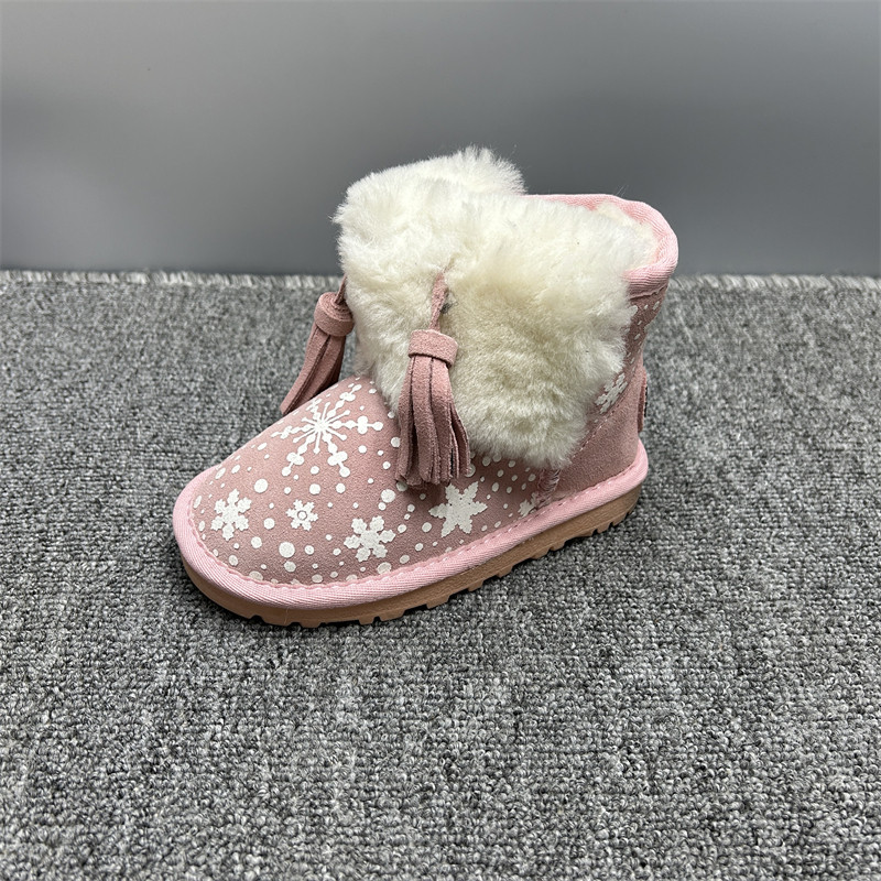 断码处理羊皮毛一体儿童雪地靴冬季新款防滑羊毛加厚抗寒女宝棉鞋,淘宝优惠券,粉丝福利购,淘宝优惠卷