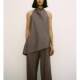 ZA ຊຸດສອງສິ້ນຂອງແມ່ຍິງ halter neck minimalist top 8346330 ໂສ້ງຂາກວ້າງວ່າງ 8306330