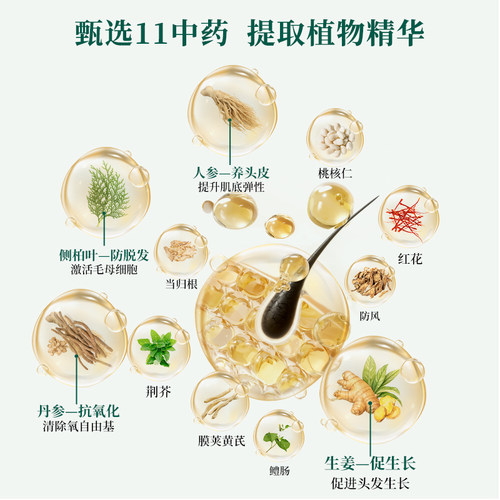 章光101防脱发头皮精华液侧柏叶草本生姜长固养发正品官方旗舰店 - 图3