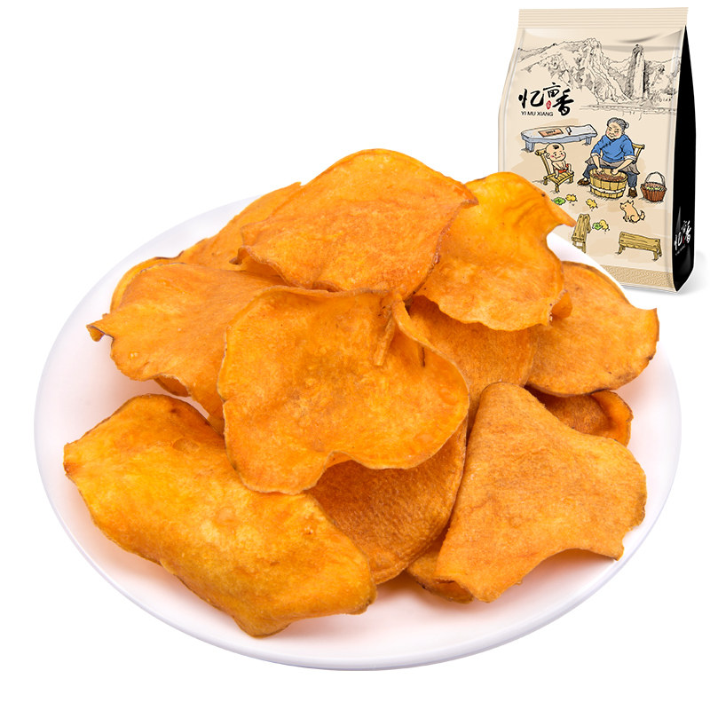 缙云特产忆亩香280g地瓜干品红薯片 旺通食品薯类制品