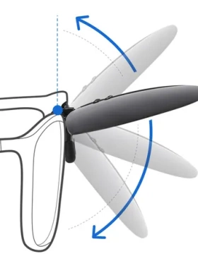 墨镜夹片近视太阳镜太阳眼镜男钓鱼日夜两用开车夹片式潮偏光